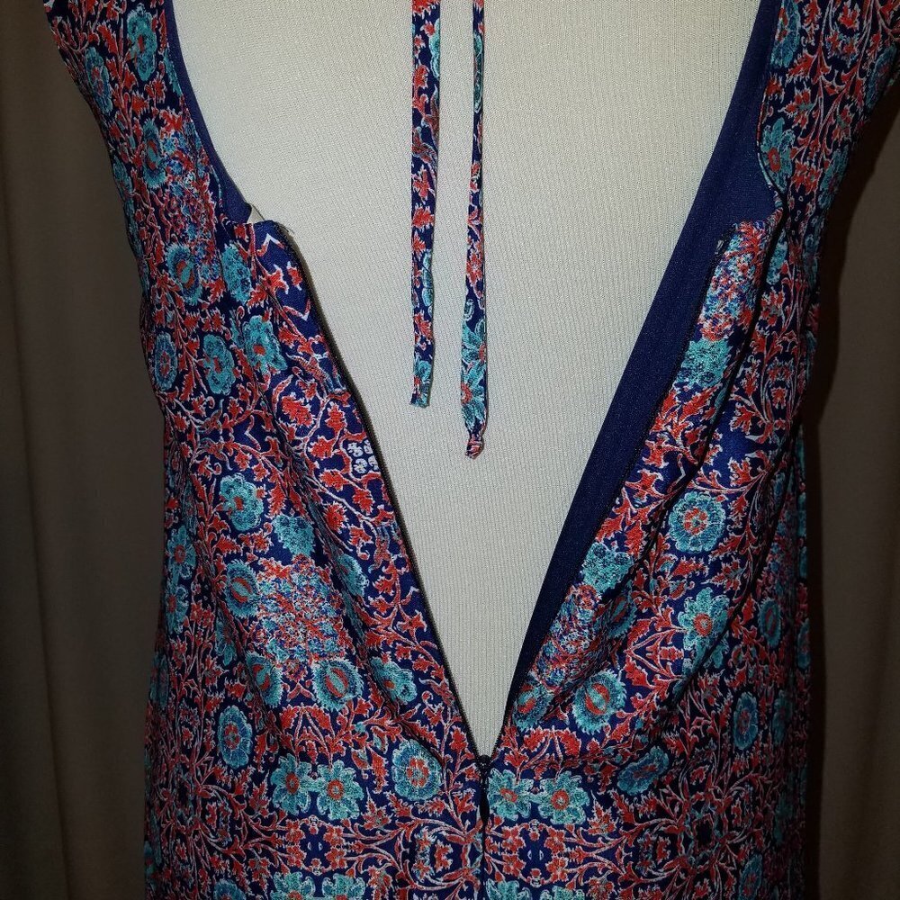 Beige By ECI Blue & Red Dress - Picture 4 of 4